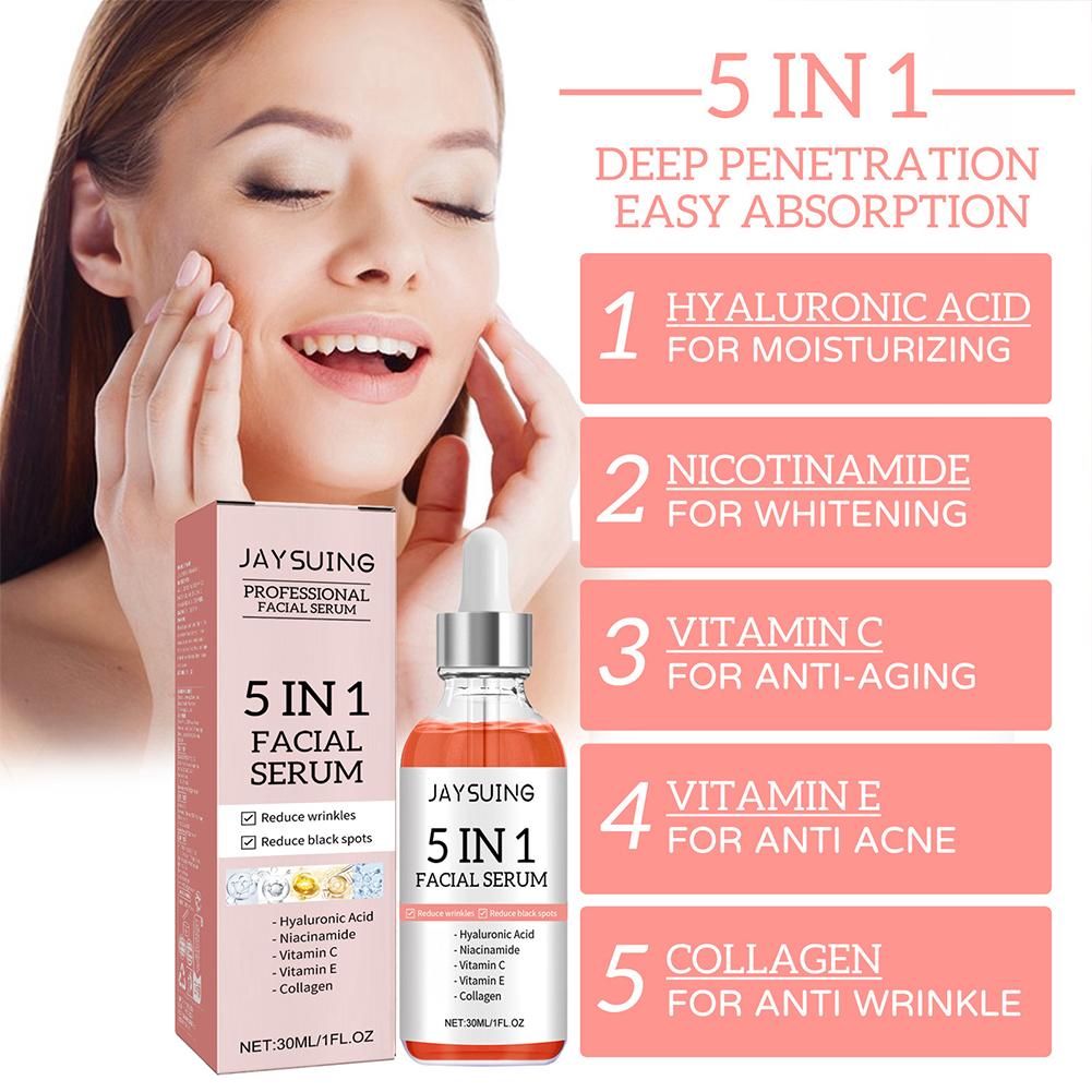 Serum Wajah Vitamin C & Asam H - Niacinamide Pore Shrinking Essence ulasan dan harga