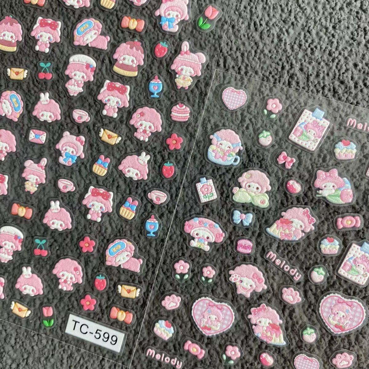 Stiker Seni Kuku Relief Domba  - Nail Art ulasan dan harga