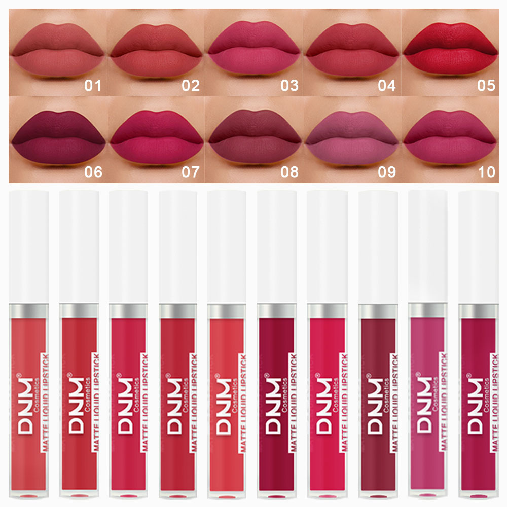 DNM 18 Warna Lip Gloss Matte V - Matte Velvet Lip Tint Long Lasting ulasan dan harga