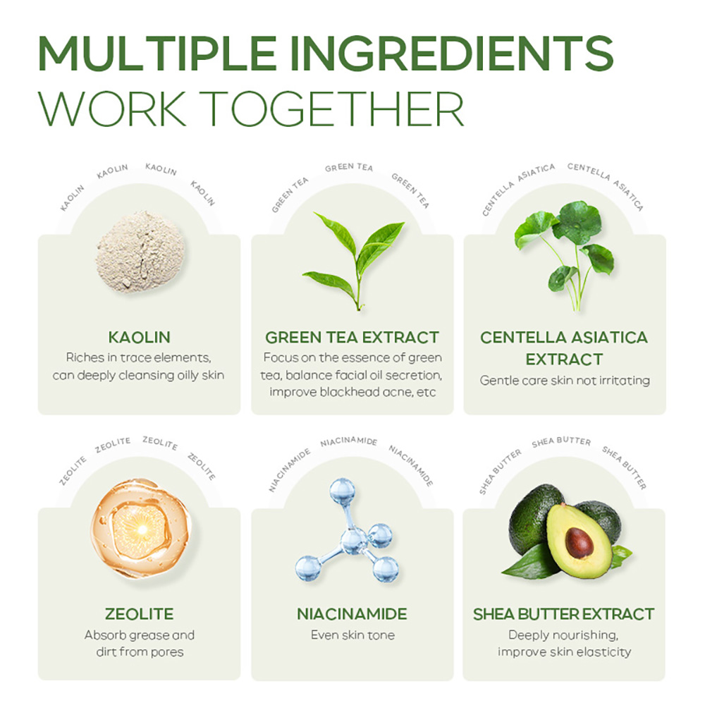 QUIYUM Matcha Green Tea Mud Ma - Green Tea Cleansing Clay Mask ulasan dan harga