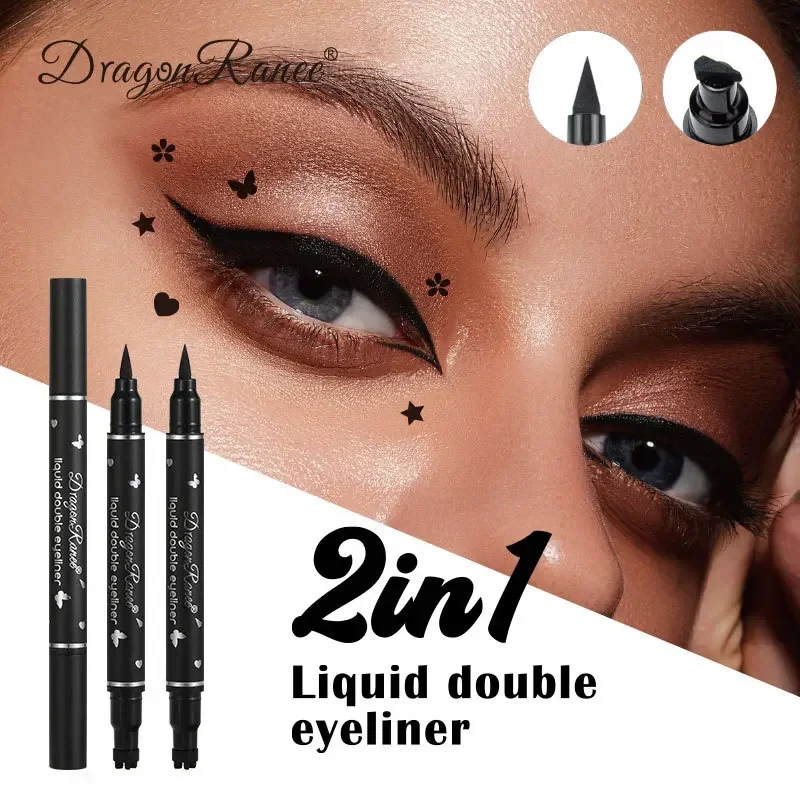 2 IN 1 Eyeliner segel kupu-kup - Waterproof Liquid Eyeliner Pen ulasan dan harga