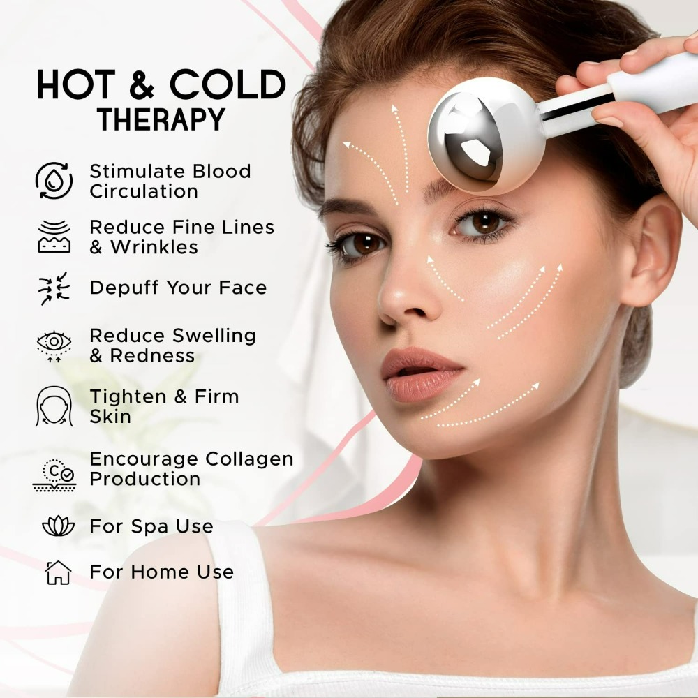 Alat Pijat Wajah Cryo Ice Glob - Face Ice Roller Puffiness ulasan dan harga