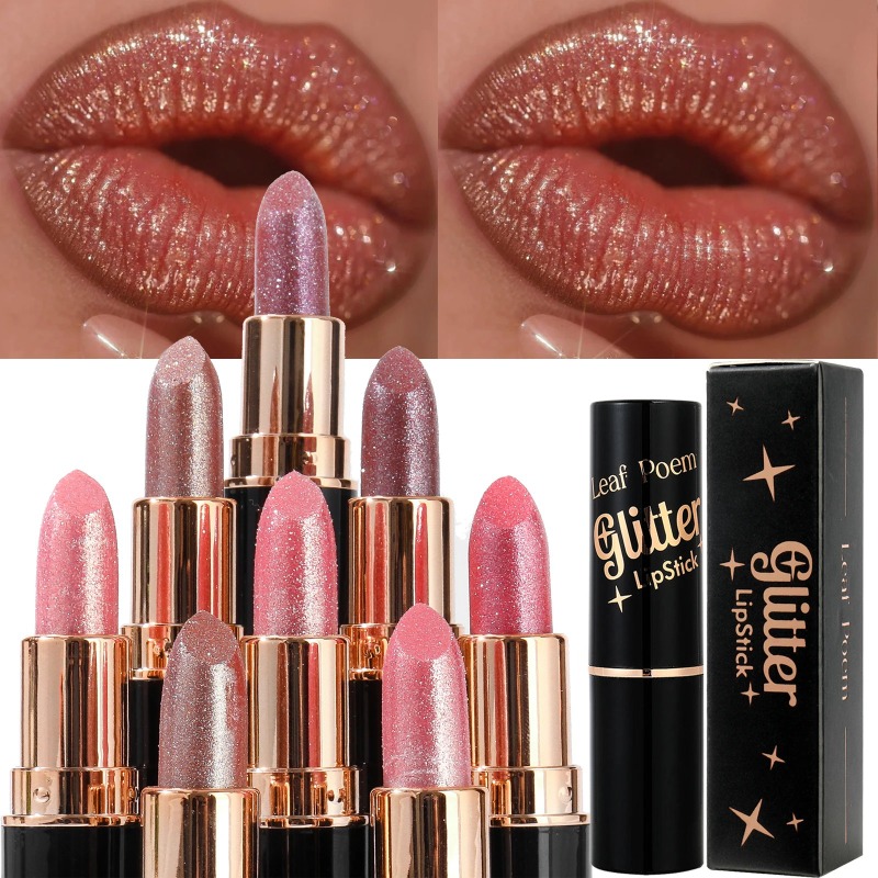 Lipstik Glitter Metalik Berkil - Matte Velvet Lip Tint Long Lasting ulasan dan harga