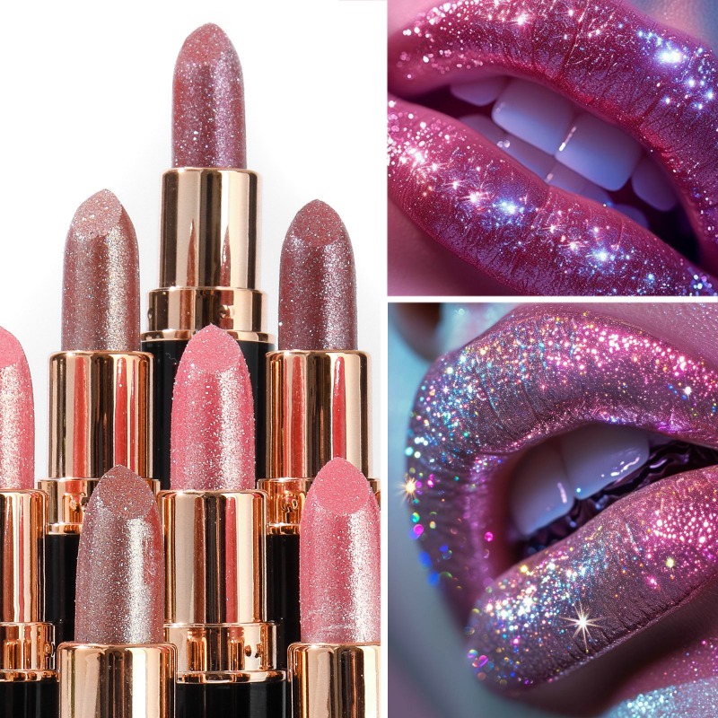 Lipstik Glitter Metalik Berkil - Matte Velvet Lip Tint Long Lasting ulasan dan harga