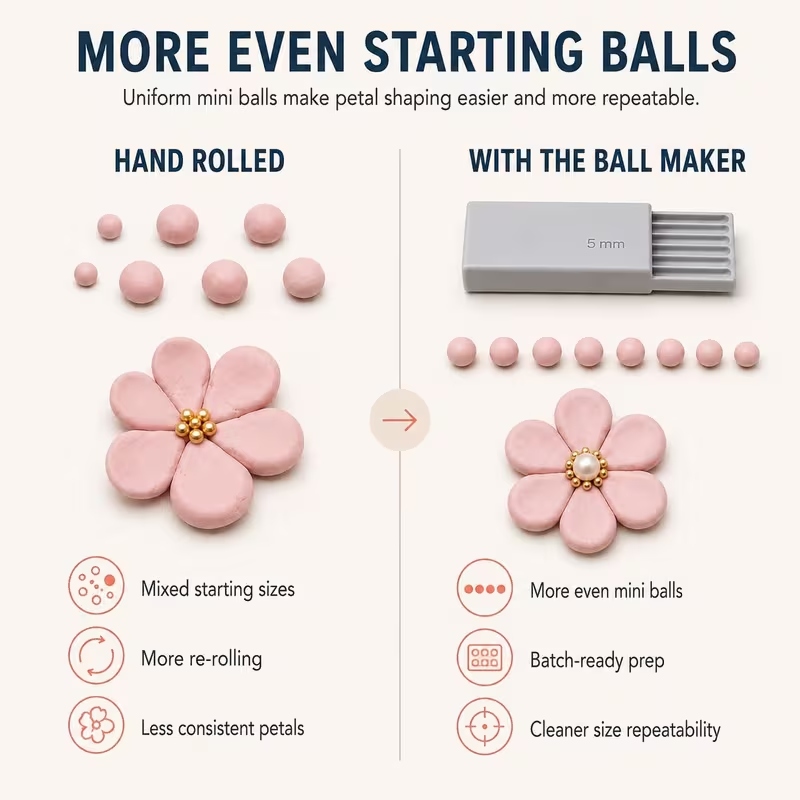 Alat Pembuat Bola Gel Tanah Li - Nail Art ulasan dan harga