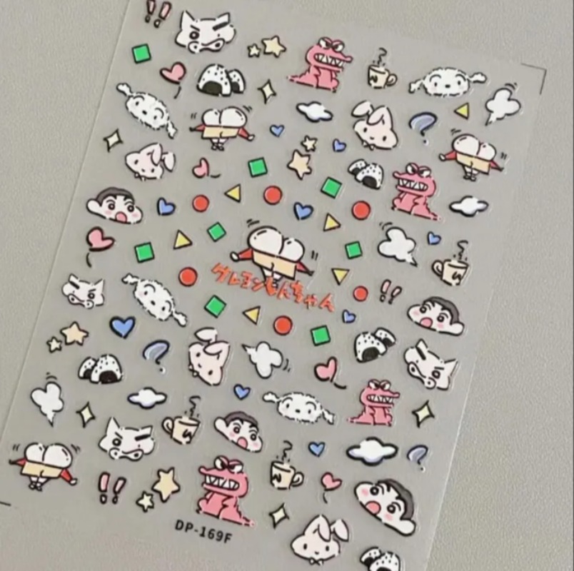 Crayon Shin-chan Kertas Kreati - Nail Art ulasan dan harga