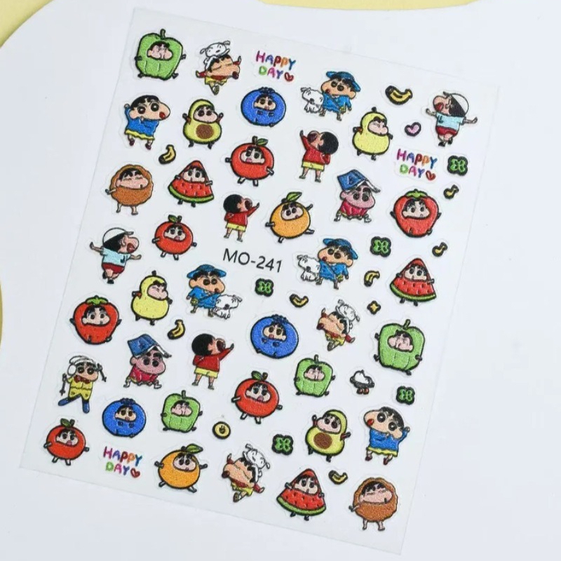 Crayon Shin-chan Kertas Kreati - Nail Art ulasan dan harga
