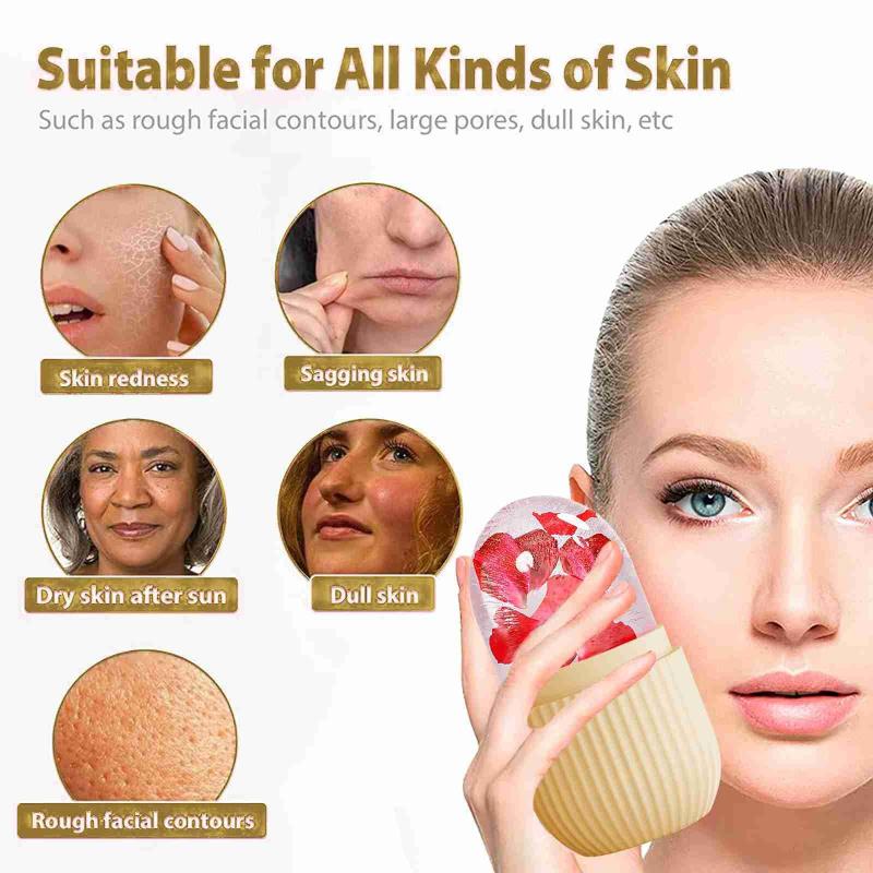 Cetakan Es Silikon Pijat Kecan - Face Ice Roller Puffiness ulasan dan harga