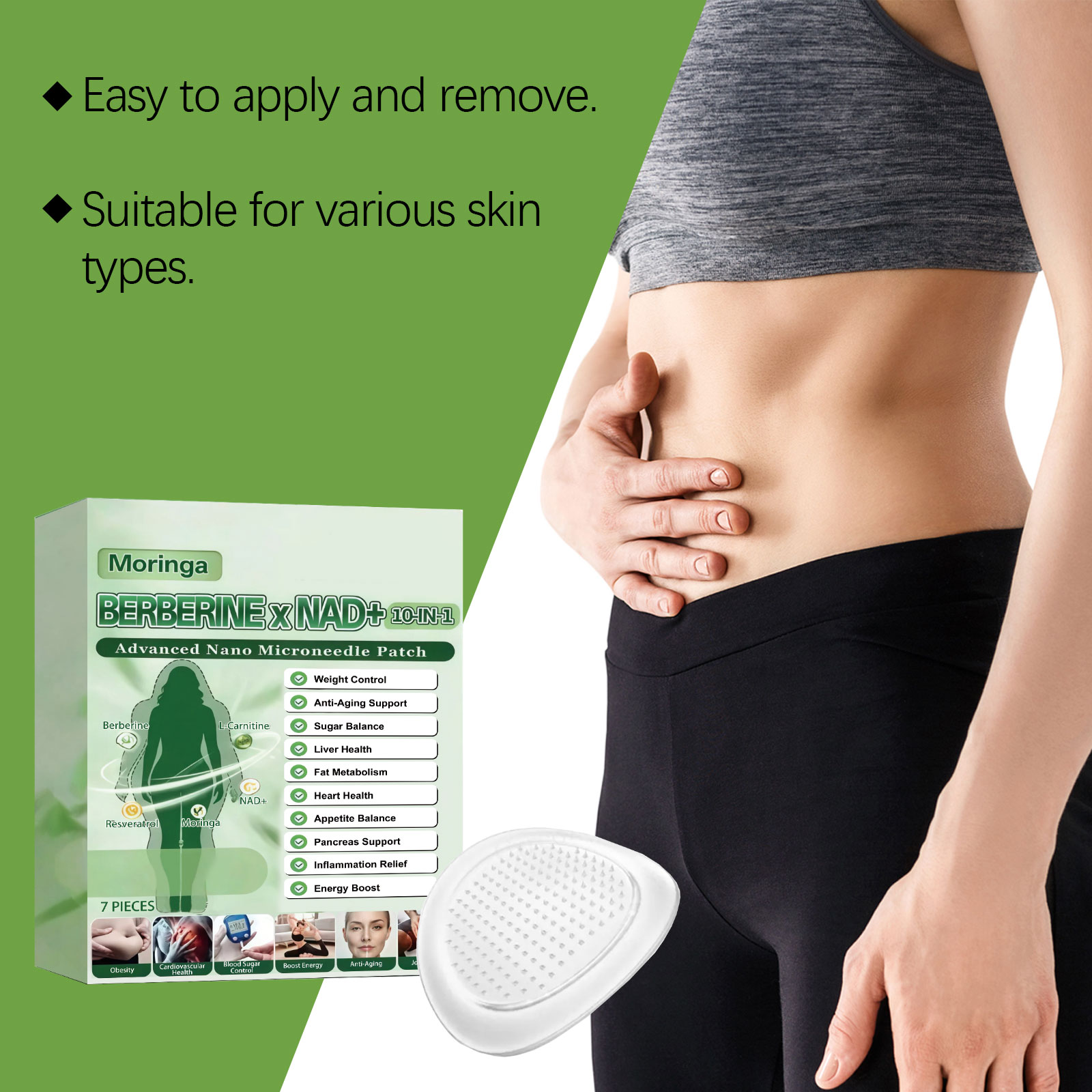 10 In 1 Patch Microneedle Sema - Skincare ulasan dan harga