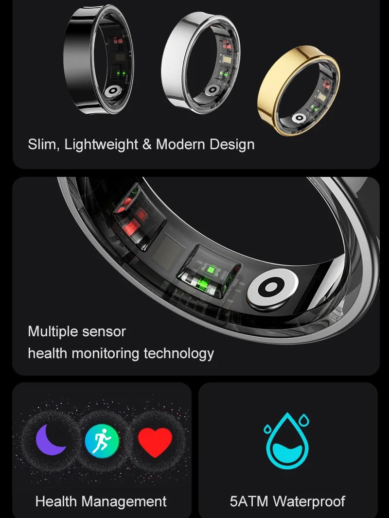 Cincin Pintar Baru R09 Monitor - Health Monitors ulasan dan harga