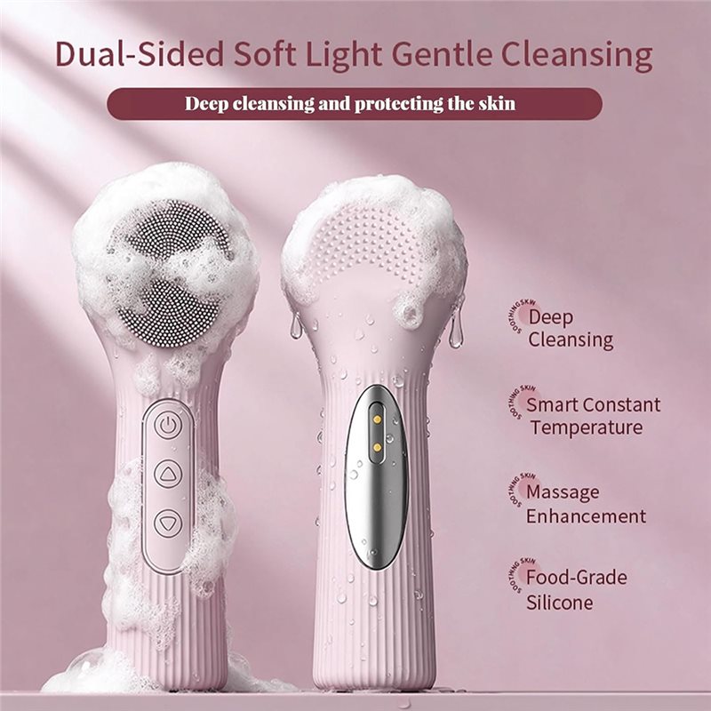 B15C Sikat Pembersih Wajah Ele - Silicone Face Scrubber Electric ulasan dan harga