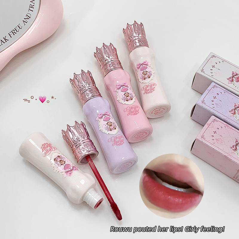 Gege Bear Velvet Matte Lip Mud - Matte Velvet Lip Tint Long Lasting ulasan dan harga