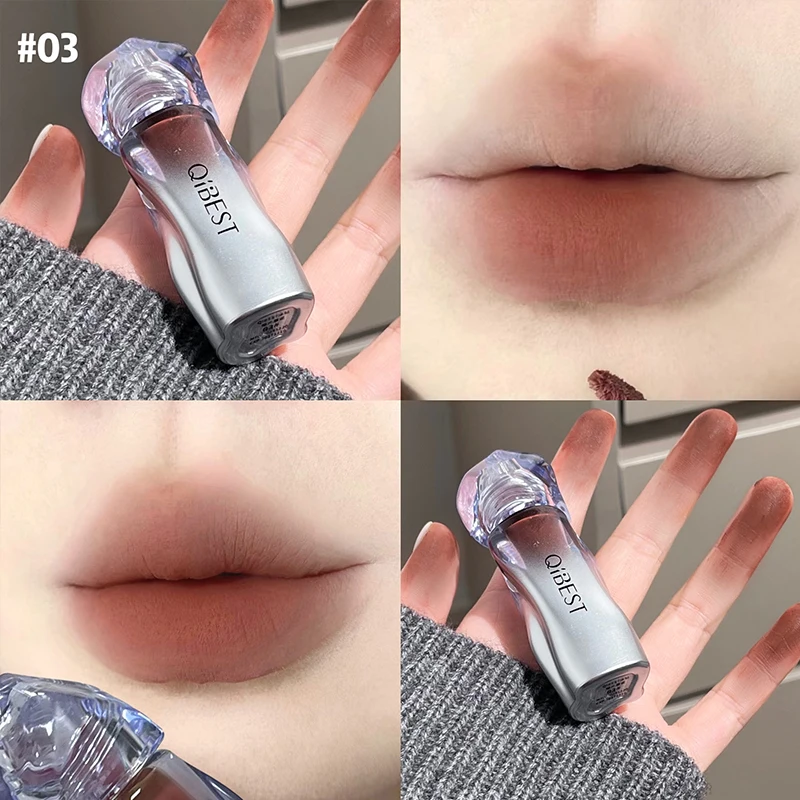 QIBEST Lipstik Cair Beludru Ma - Matte Velvet Lip Tint Long Lasting ulasan dan harga