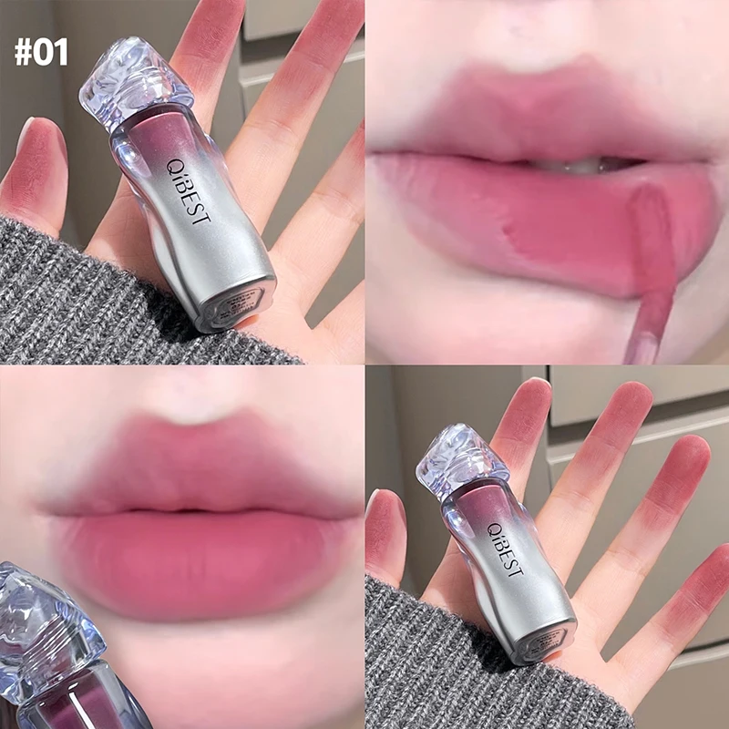 QIBEST Lipstik Cair Beludru Ma - Matte Velvet Lip Tint Long Lasting ulasan dan harga