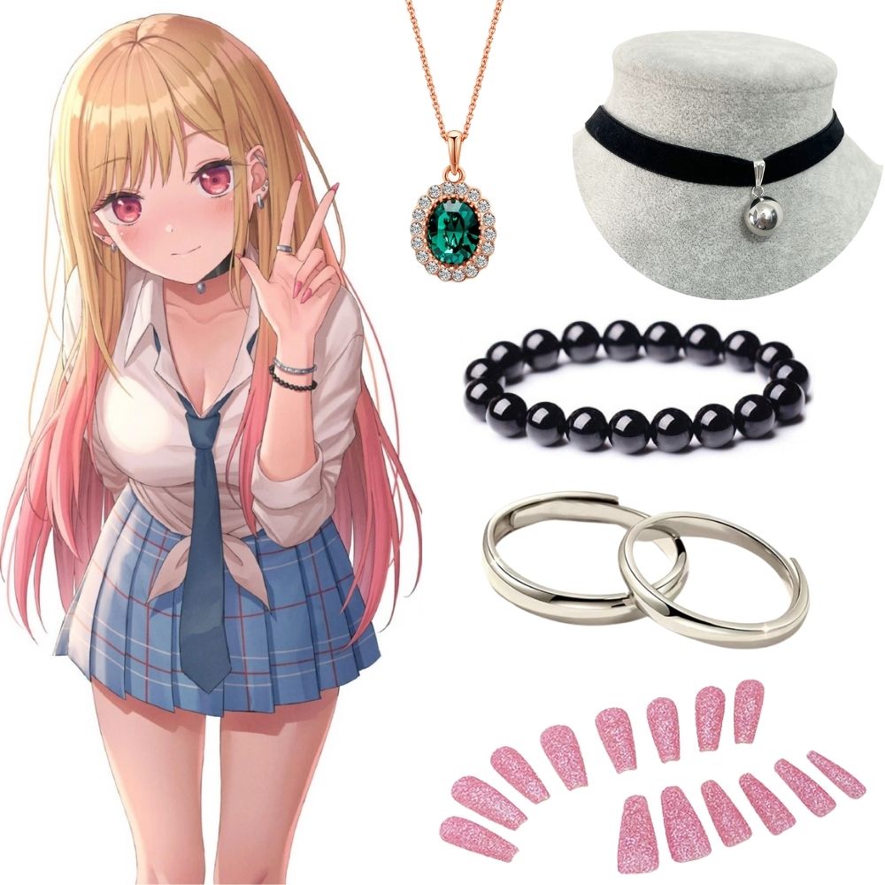 Anting dan Kalung Kitagawa Mar - Nail Art ulasan dan harga